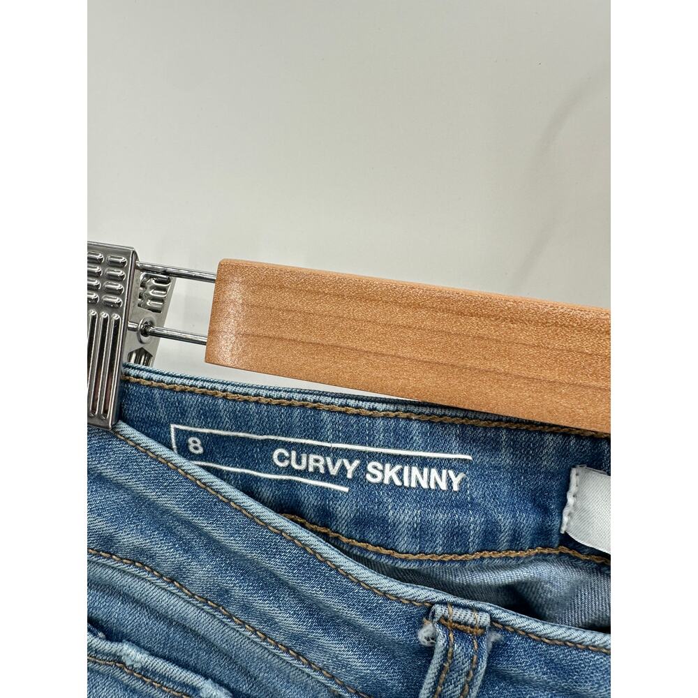 Sonoma‎ Jeans Women 8 Blue Medium Wash Denim Curvy Skinny Cotton Blend - Picture 6 of 9